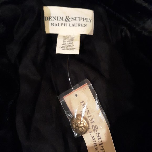 Denim & Supply Black Velvet Jacket NWT Sz M SOLD - Picture 8 of 16
